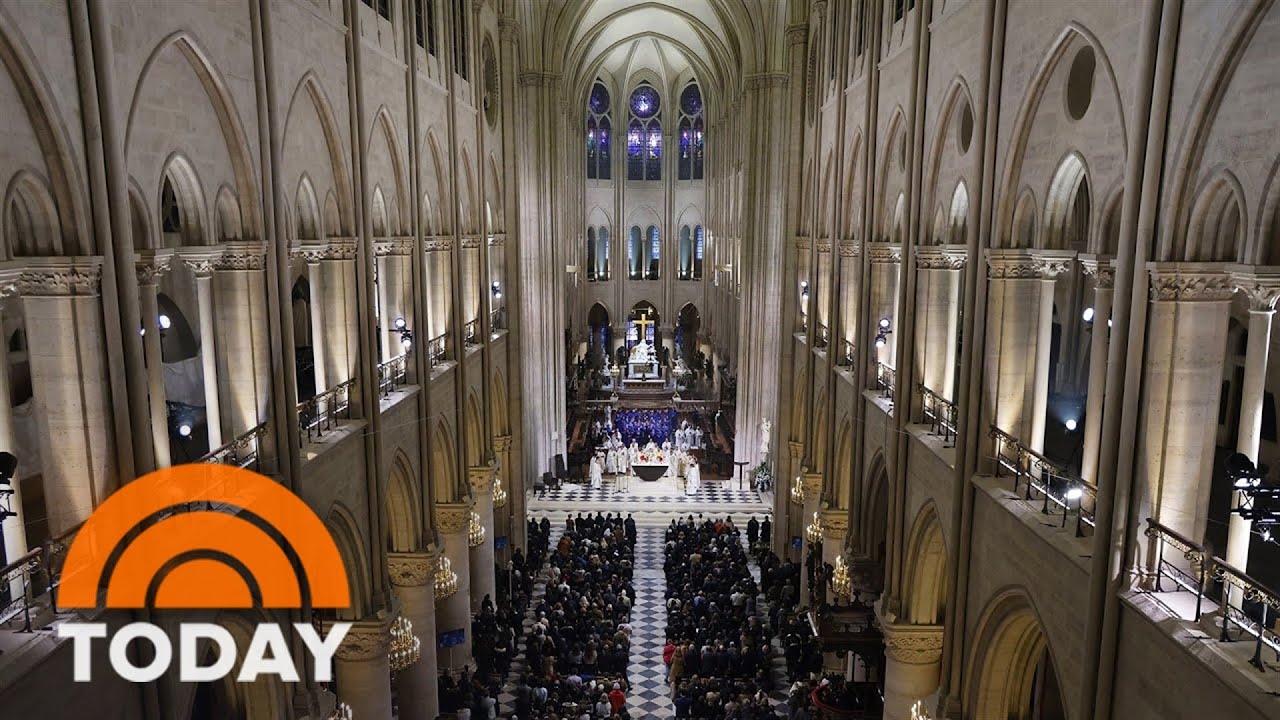 Get a glimpse inside opening weekend of Notre Dame Cathedral