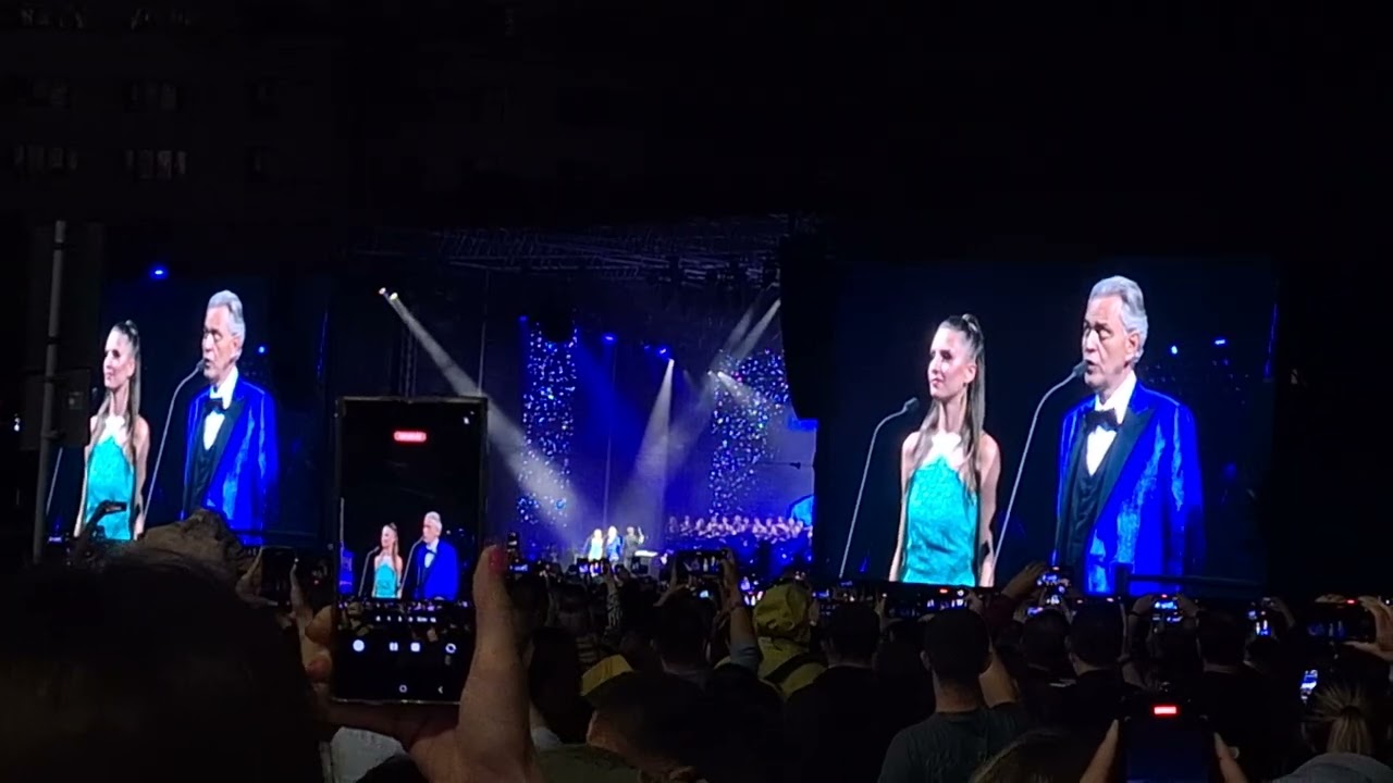 Andrea Bocelli & Alisa Medvedeva - Con Te Partirò Live @ Unforgettable Festival 12/09/2025