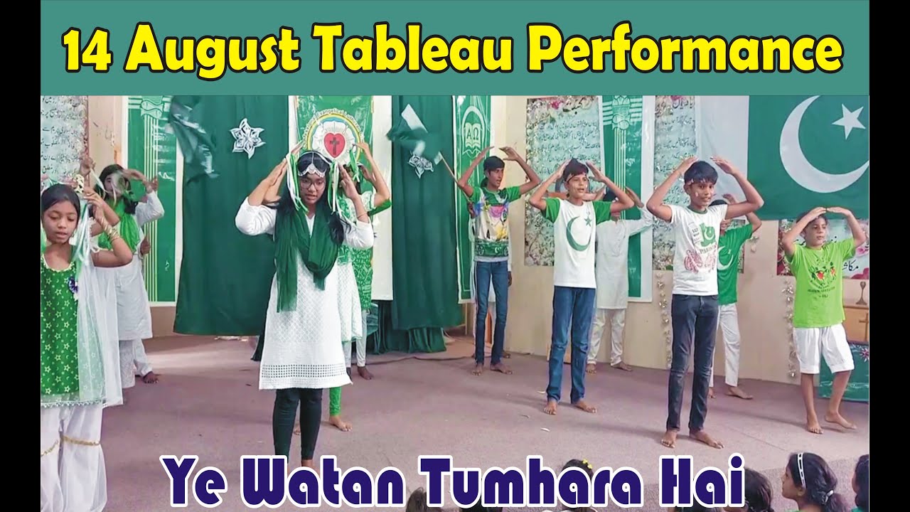 Ye Watan Tumhara Hai Tableau Performance | Milli Naghma by Christian Singers | Kids Performance