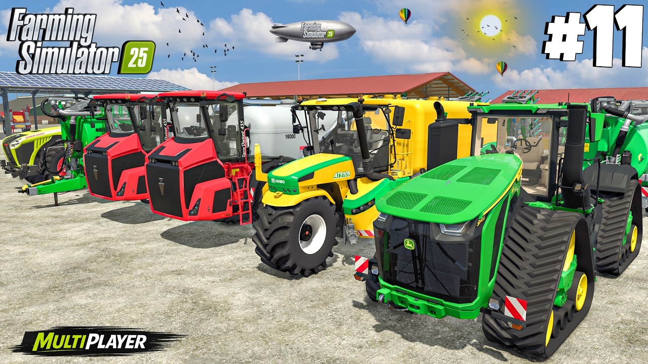 500 ACRES! - My Largest Slurry Spreading Field Ever | MULTIPLAYER | Farming Simulator 25