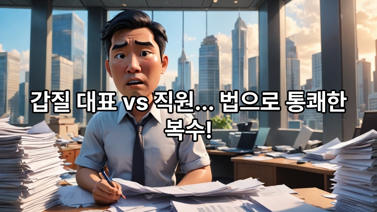 퇴직금 떼먹은 사장, 결국 세무조사까지 받았습니다