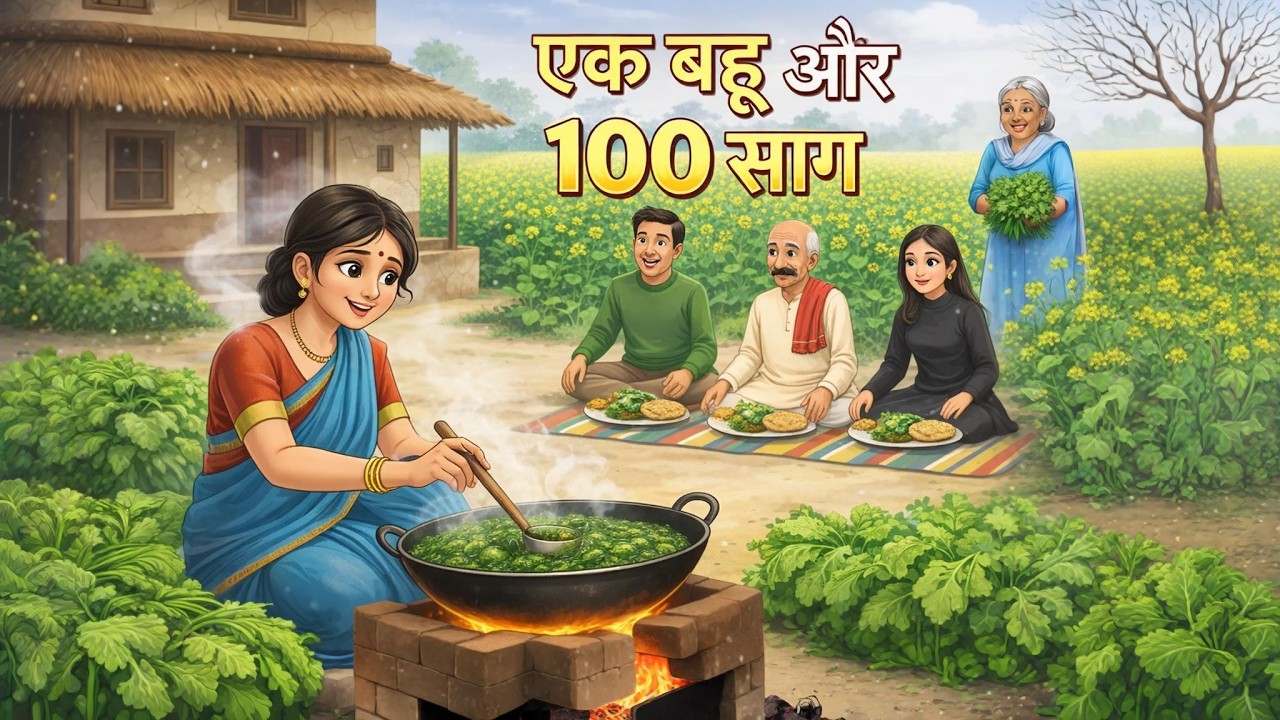 एक बहू .....100 साग | Emotional Family Story | Hindi kahaniyan | moral story | Hindi moral story |