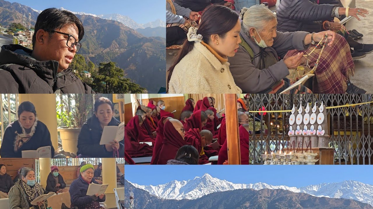 Chol-Kha-Sum Organised Prayers for Earthquake Happened in Tibet at Tsuklakhang