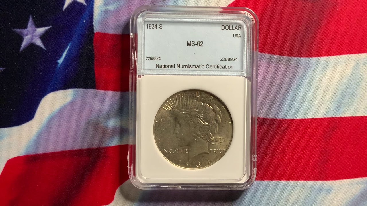 Rare World Coins US 1934 S Peace Dollar Rare High Grade