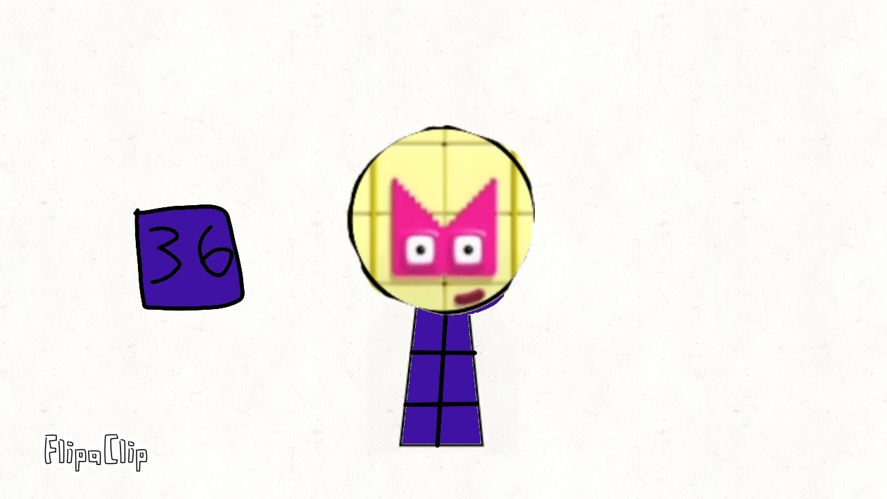 My sprunki oc 35 / 36 from numberblocks 