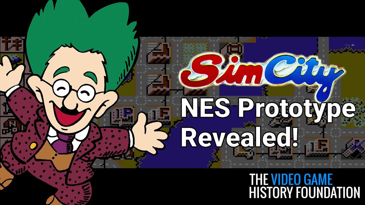 SimCity NES Unreleased Prototype Gameplay