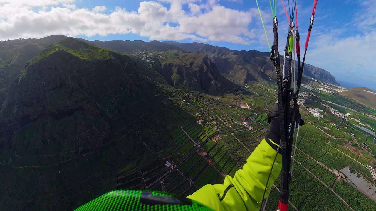 Paragliding Tenerife - El Tanque to Los Silos - Osmo360 [05.12.2025]