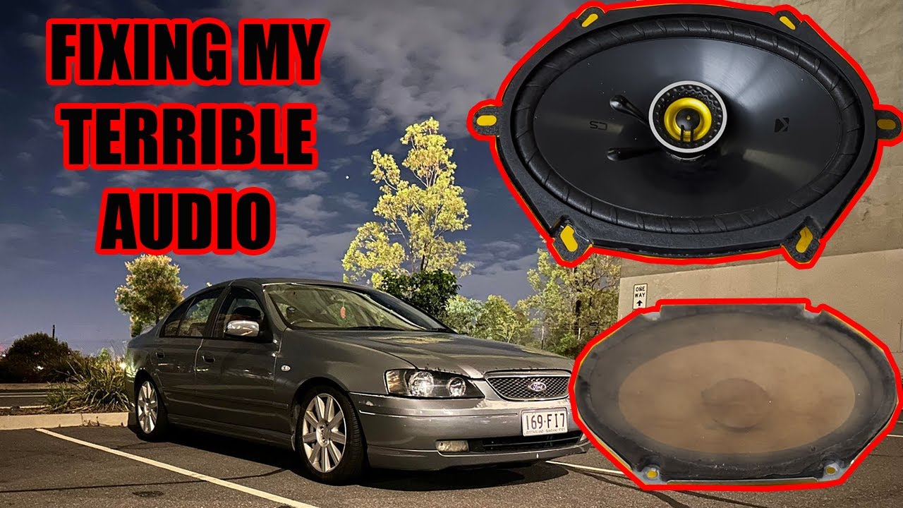 Replacing the TERRIBLE speakers in the Abandoned BARRA