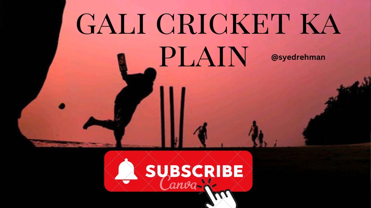 Gali ki cricket