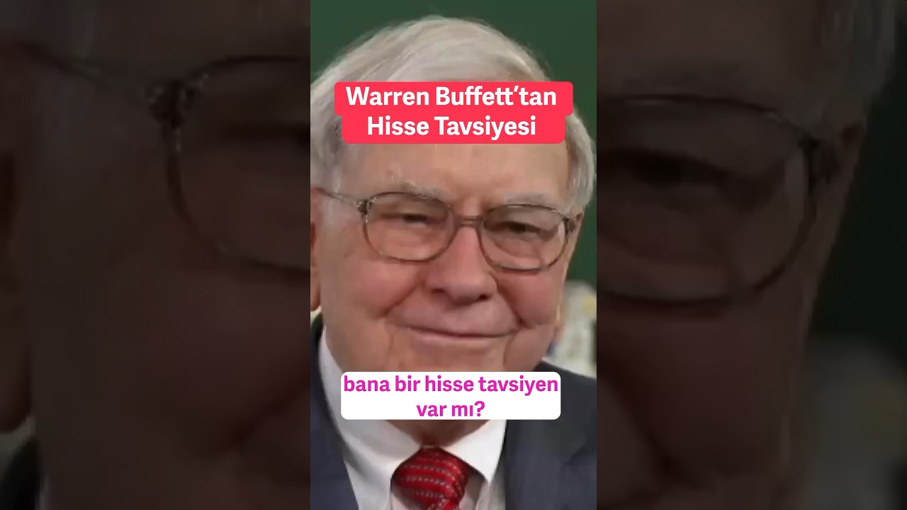 Warren Buffett k&uuml;&ccedil;&uuml;k yatırımcılar i&ccedil;in hisse Tavsiyesi veriyor! #borsa #yatırım