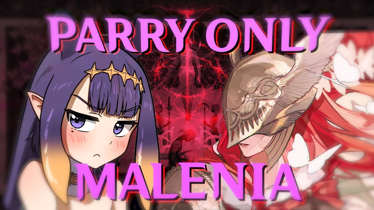 Ina Fights Malenia PARRY ONLY in her first Elden Ring stream in 2 years