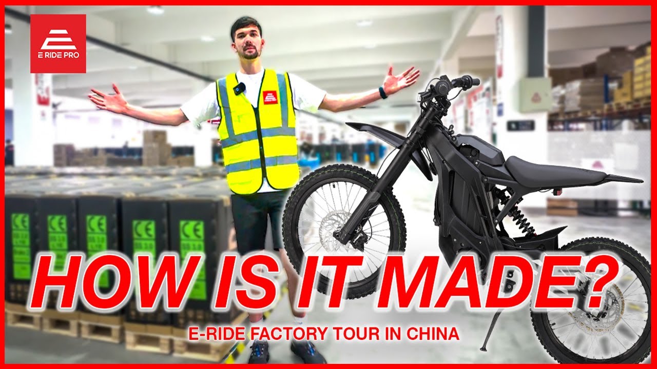 Visiting The E-RIDE PRO Factory In China! How E-RIDE Bikes Are Made