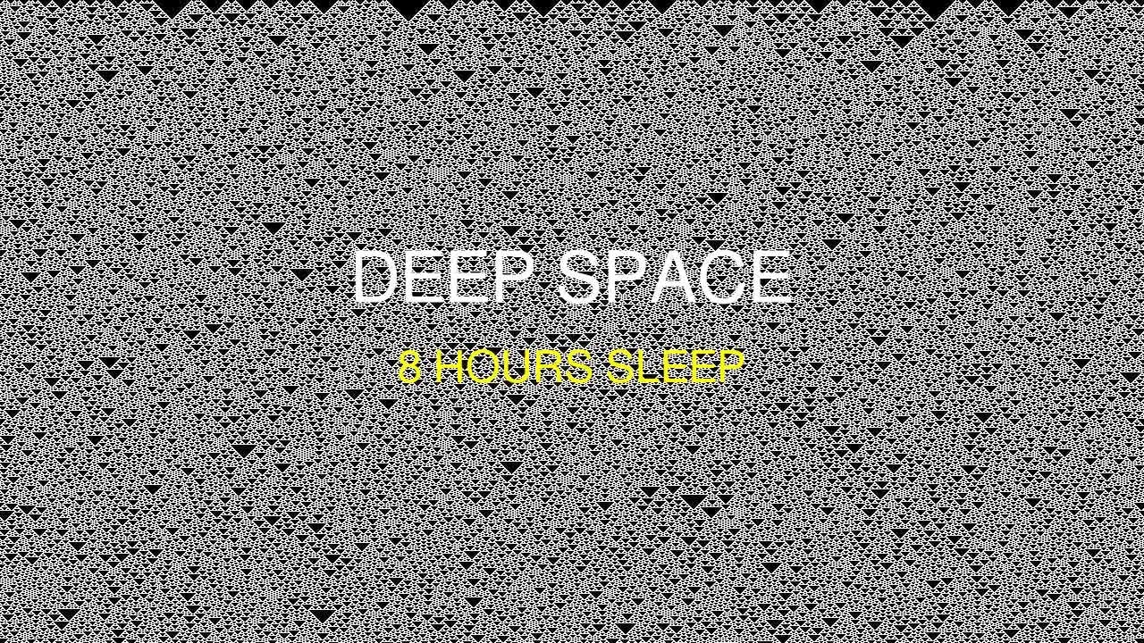 DEEP SPACE BLACK SCREEN: 8 Hours of Pulsar Sleep Ambience (No Blue Light)