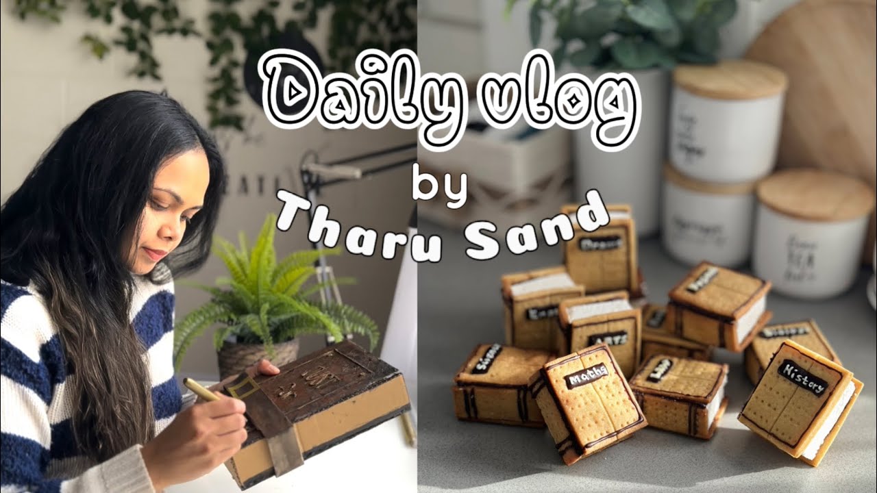 තෑගි දෙන්න අලුත් විදියක් ✨🎁| S'mores Cookies 🍪| Vintage Gift Box Ideas | Silent Vlog