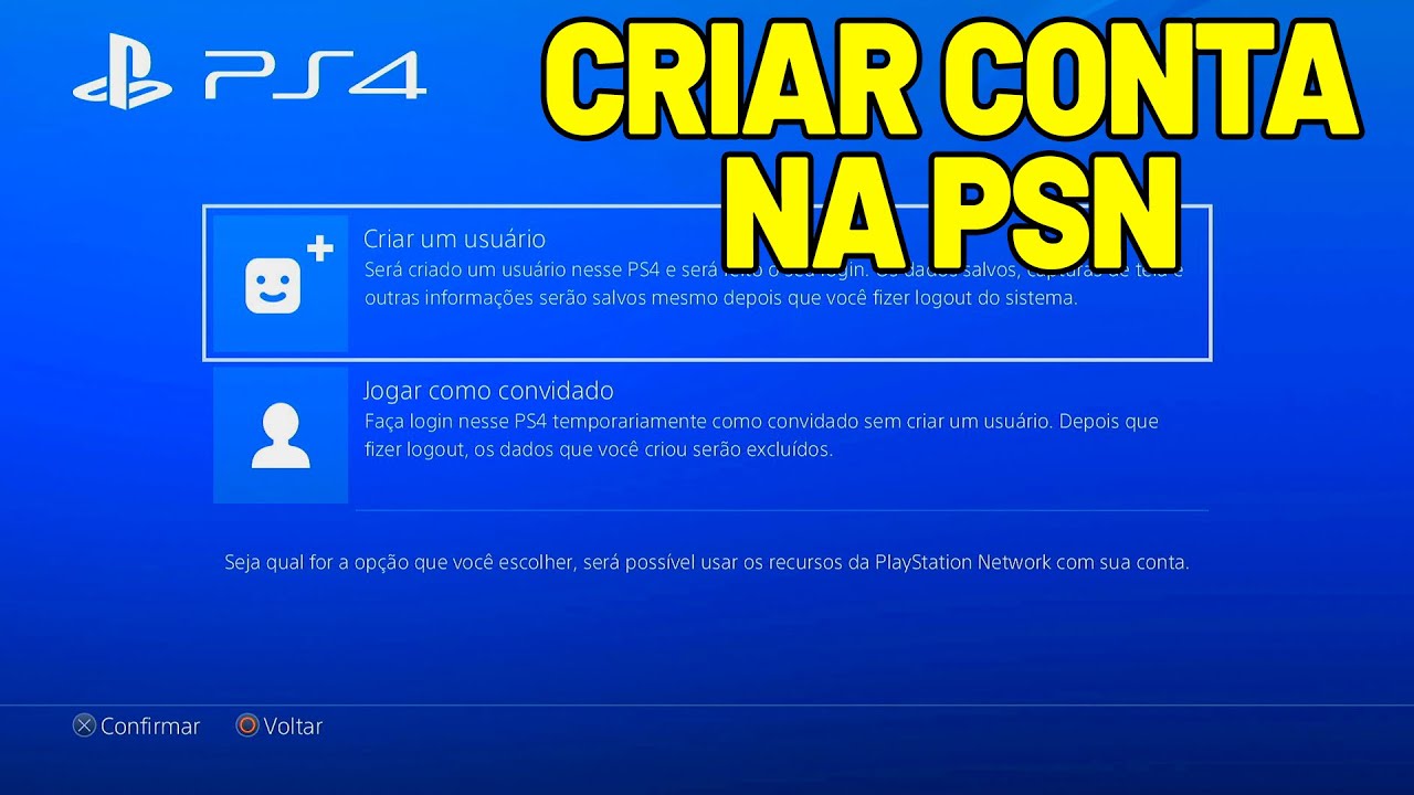 COMO CRIAR CONTA NA PSN PARA PS3, PS4, PS5! - ATUALIZADO 2022