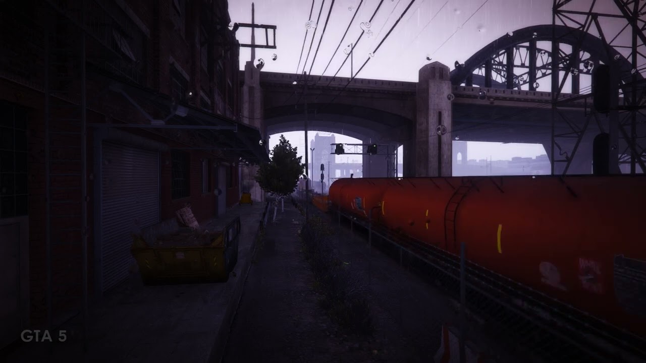Sounds of Rainy Weather, Big City and Trains | 1 Hour of Relaxation