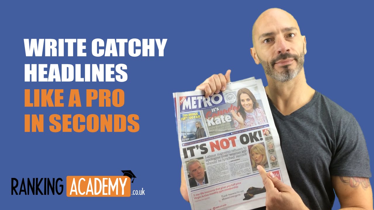 Write catchy headlines like a pro in seconds