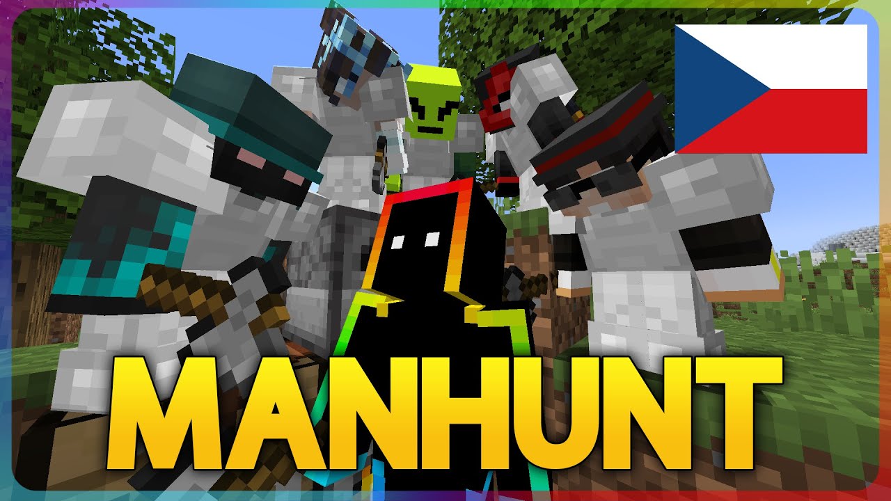 Minecraft Speedrunner VS 5 Hunterů