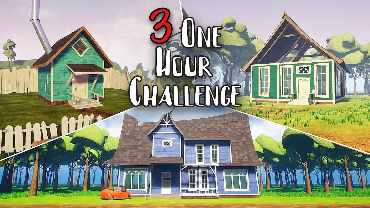 3! One Hour Challenge Mods | Hello Neighbor Mods