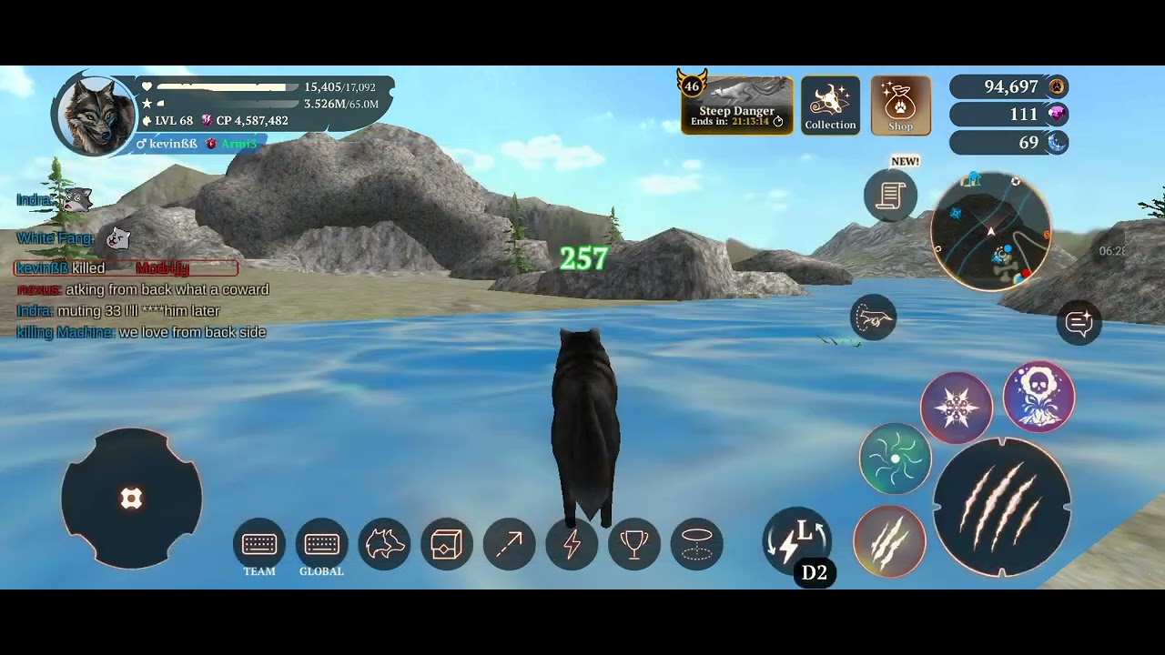 The wolf game play pvp