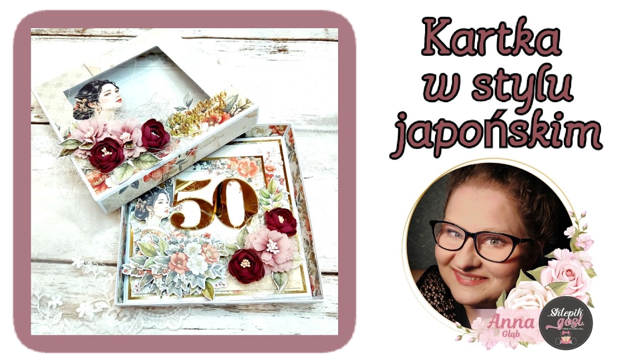 Kartka w stylu japońskim