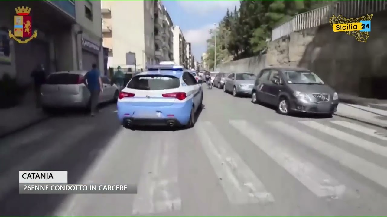Catania: 26ENNE CONDOTTO IN CARCERE