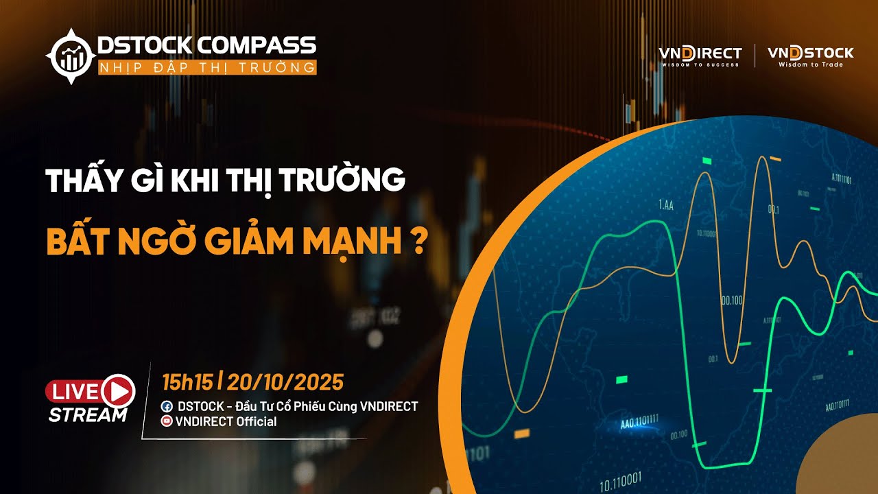 THẤY G&Igrave; KHI THỊ TRƯỜNG BẤT NGỜ GIẢM MẠNH? | NHỊP ĐẬP THỊ TRƯỜNG 20/10/2025