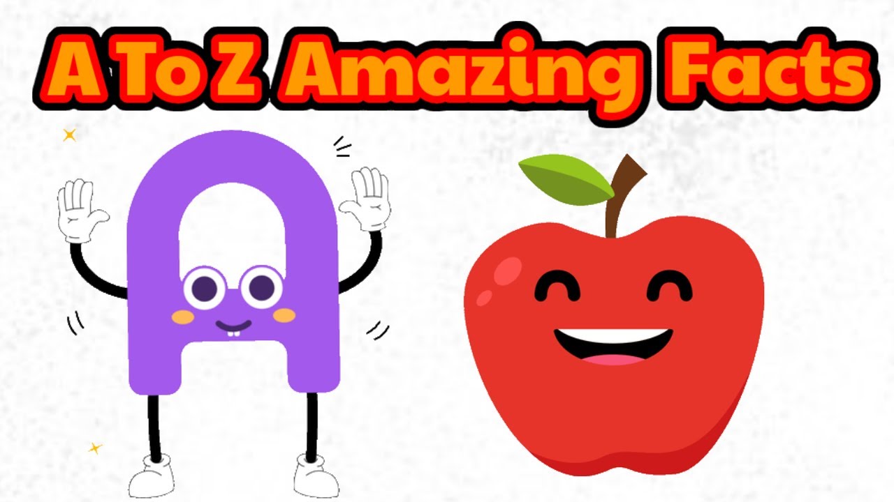 ABC Facts for Kids | A to Z Talking Letters | Fun Learning Video