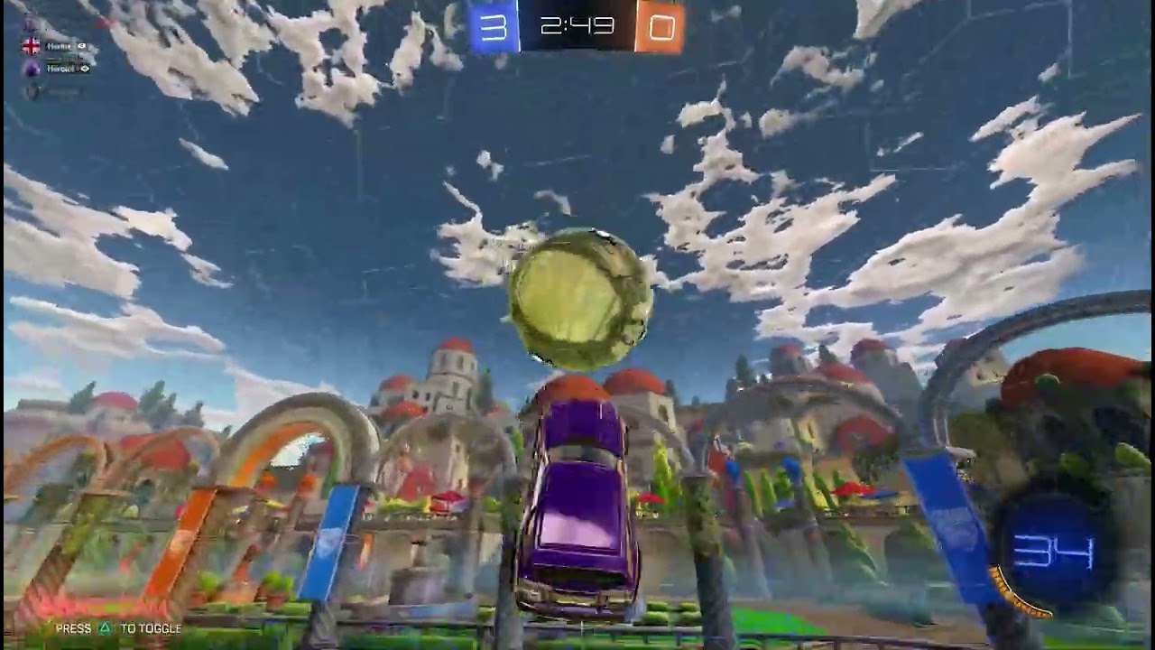 Rocket League short freestyle montage (Way Down We Go)
