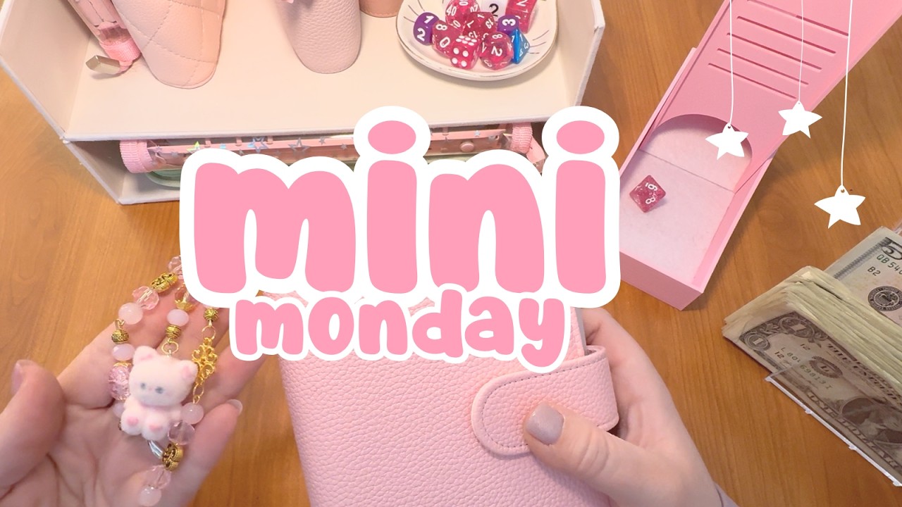 mini Monday || new mini set up || mini savings challenges