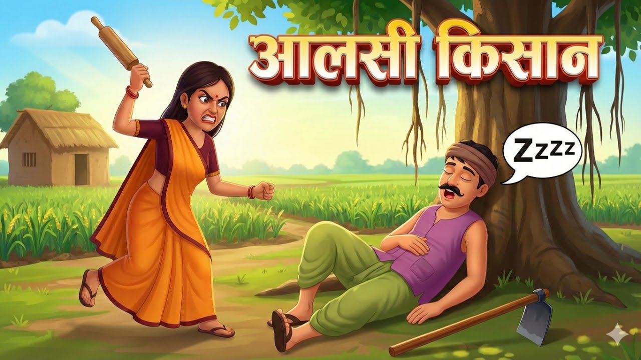 आलसी किसान | Alsi Kissan | HindiKahaniya | Hindi Stories | Hindi Kahaniya |