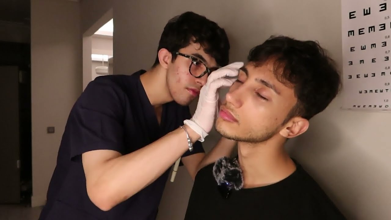 DOCTOR ASMR II (eye👁️&ear👂🏻exam, Tuning Fork, Follow the Light, Coordination Test)