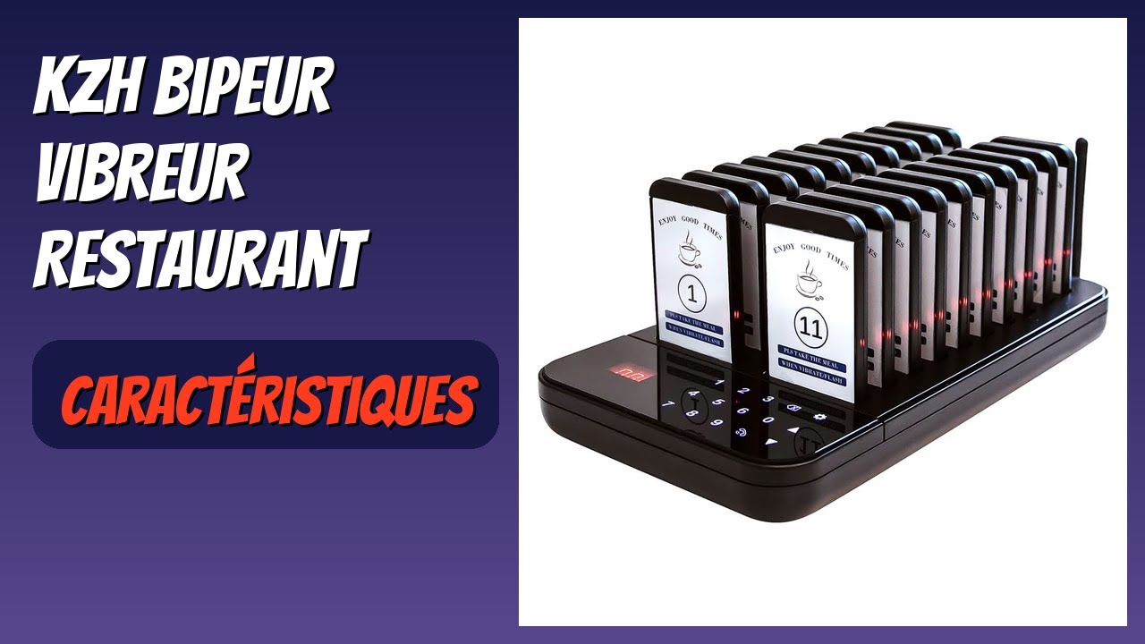 AVIS (2025) : KZH Bipeur Vibreur Restaurant. DÉTAILS