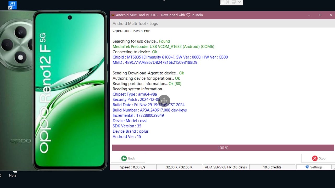 CARA BYPASS FRP OPPO RENO 12 5G / RENO 12 F 5G-NEW SECURTY 2025