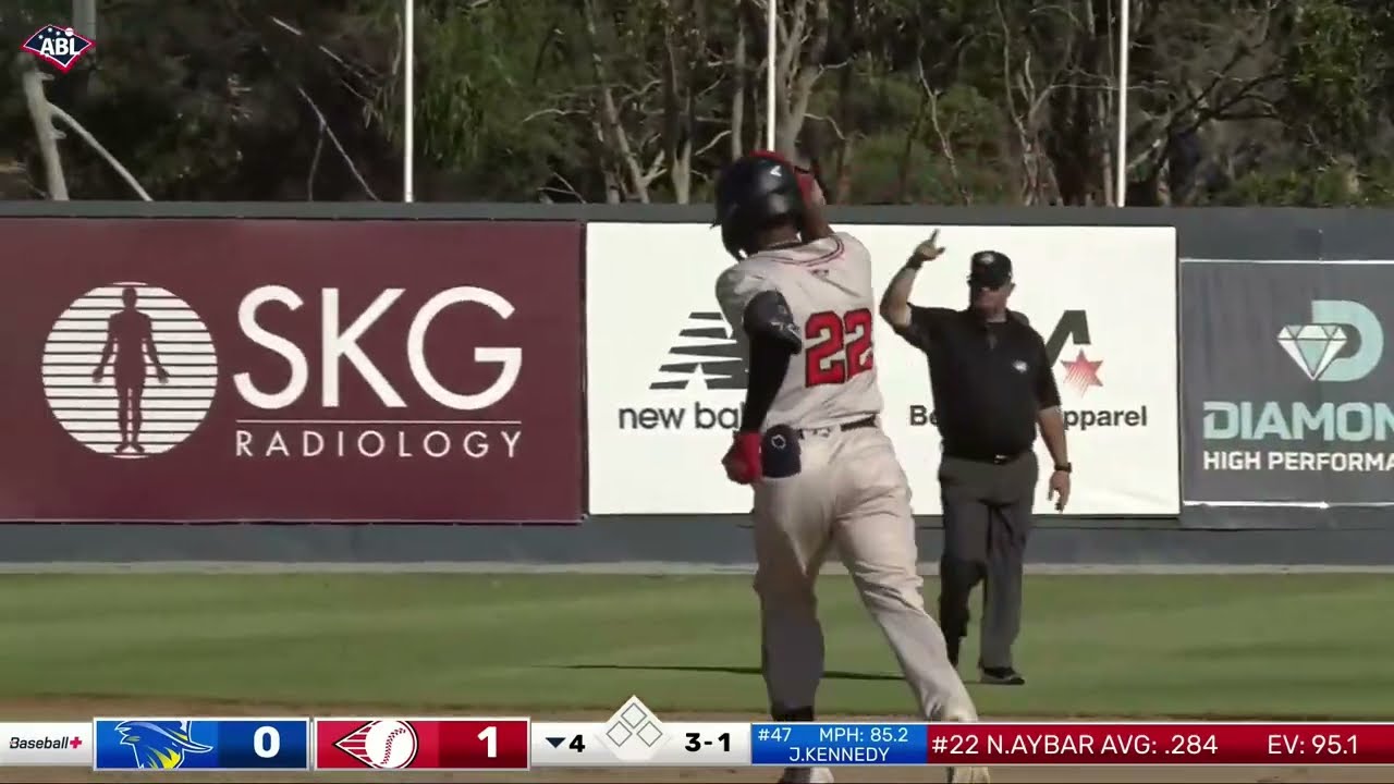 Nicandro Aybar makes it 2 Home Runs for the Perth Heat