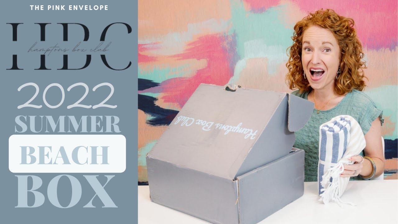 WARNING- Read Description Hamptons Box Club Summer 2022 - Splurge Worthy Lifestyle Box | Made in USA