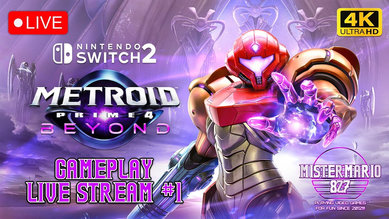 Metroid Prime 4: Beyond (Nintendo Switch 2) Gameplay Live Stream #1 (4K 60FPS)
