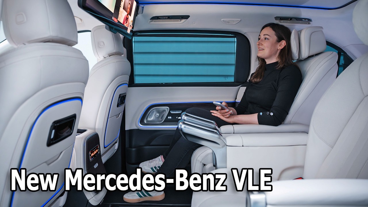 Mercedes-Benz VLE 4MATIC - полный модельный ряд - детали интерьера - электрический минивэн