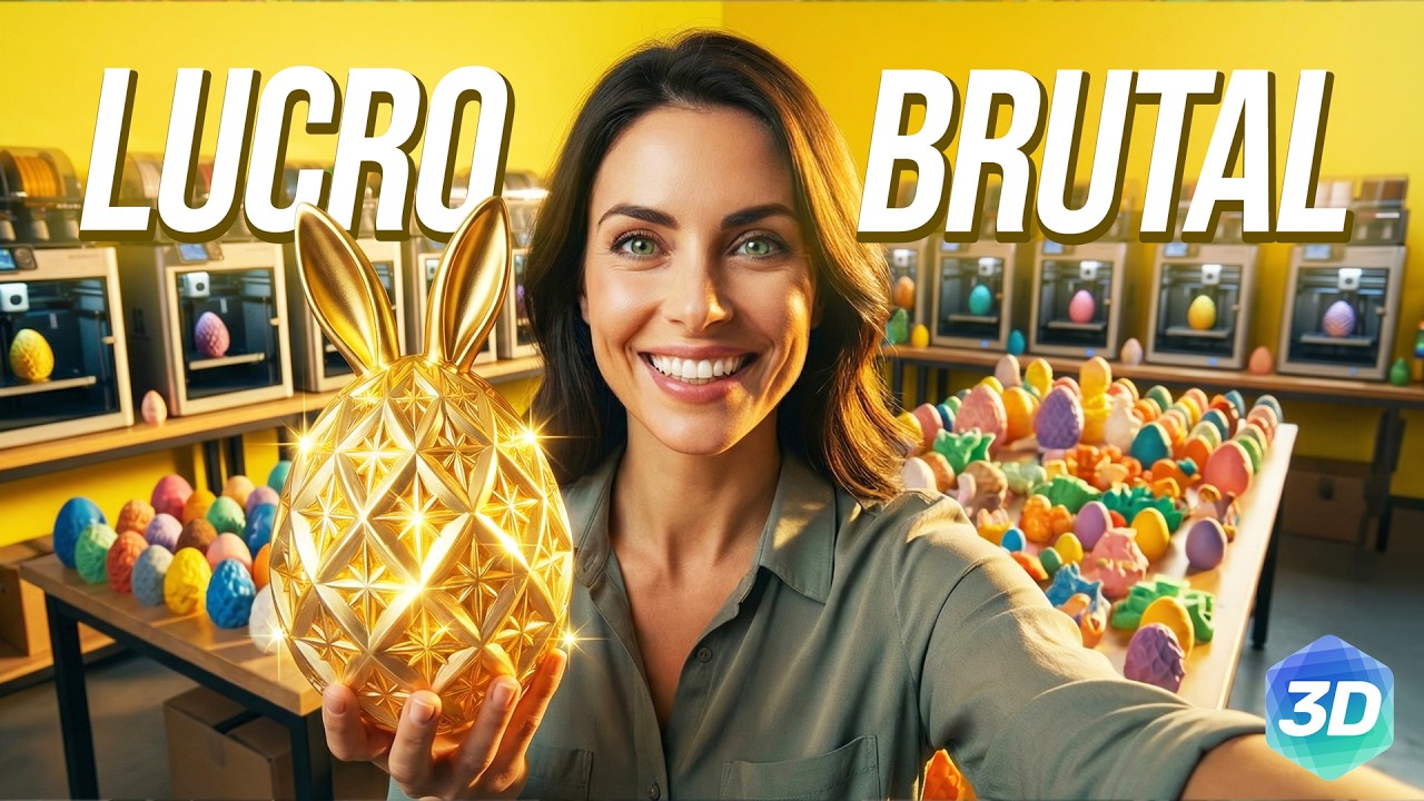 A Mina de Ouro da Páscoa: 60 Impressões 3D para Fazer Dinheiro HOJE 💰