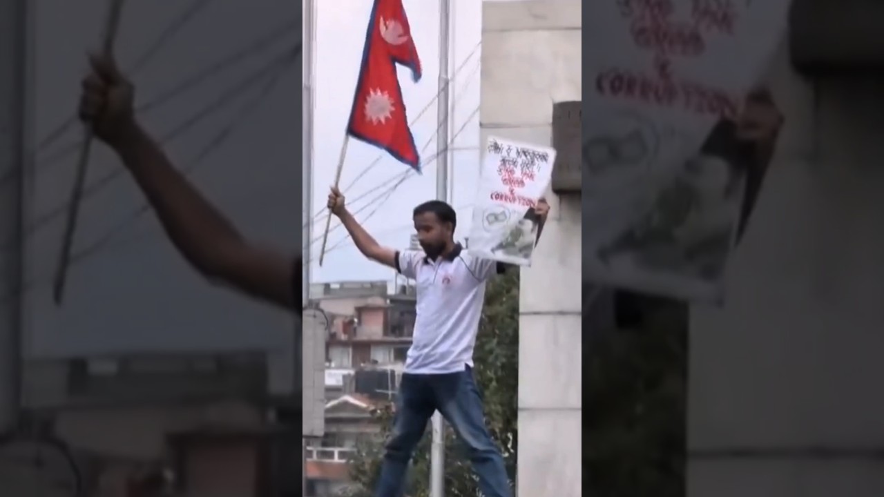 What was the reason for violence in Nepal #nepal #nepalinews #nepalviolence #protesters #ytshorts