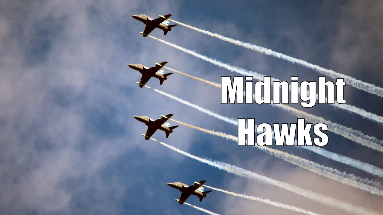 Close Ups of Finnish Air Force Display Team Midnight Hawks Airshow - Vaasa 2024 Saturday