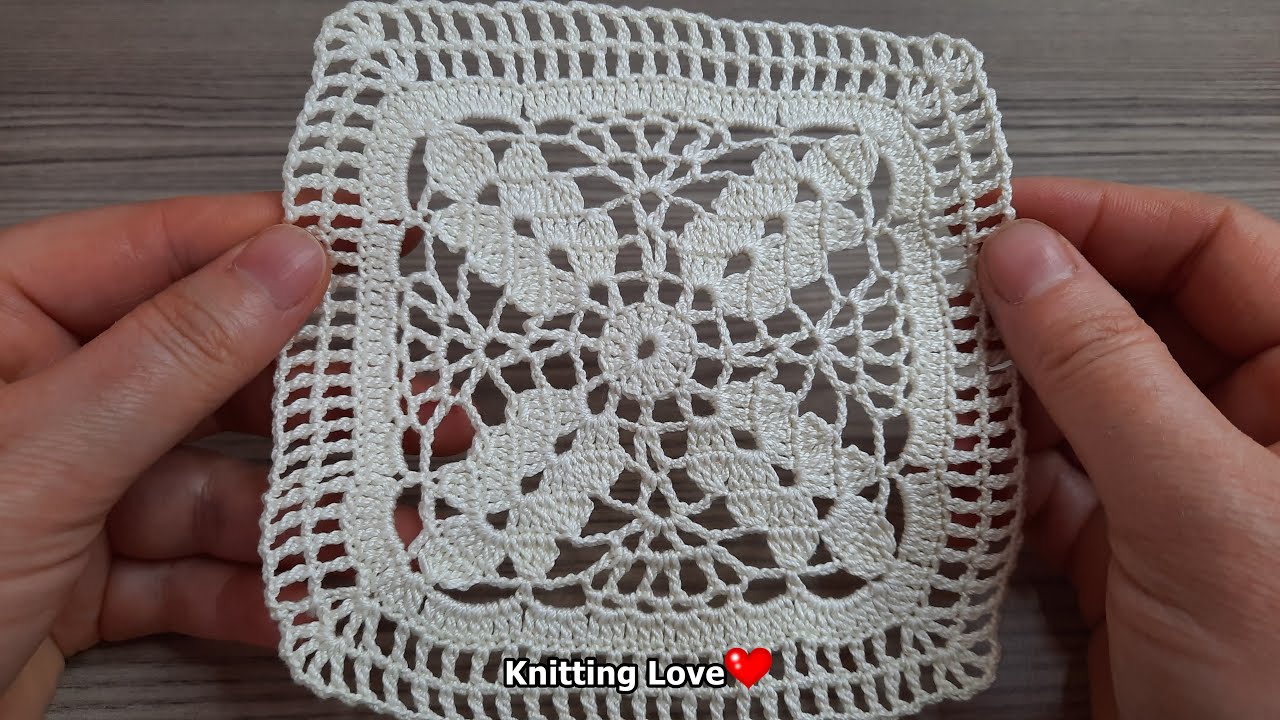 SUPER Easy Beautiful Flower Crochet Pattern Knitting Online Tutorial for beginners örgü modelleri