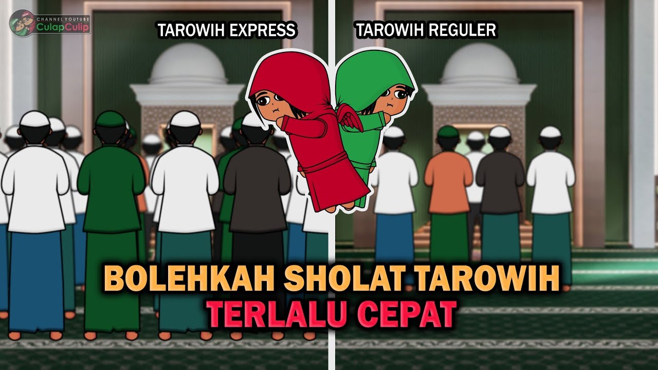 Sholat Tarawih Super Cepat - Animasi Ramadhan