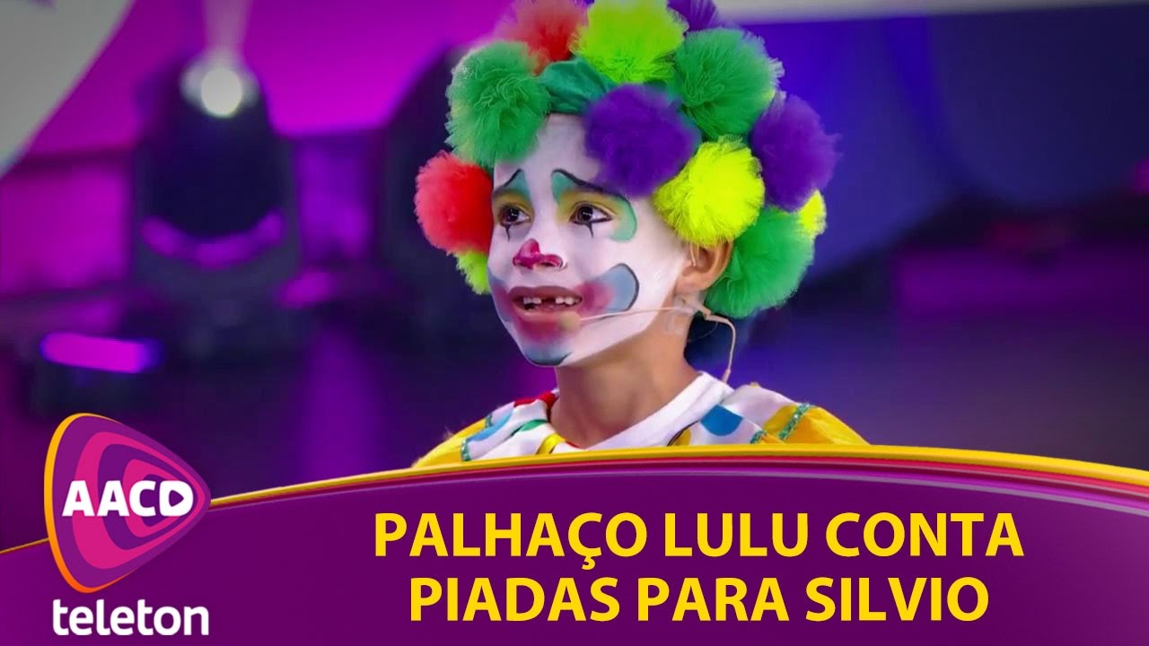 Teleton 2016 - Palhaço Lulu conta piadas para Silvio Santos