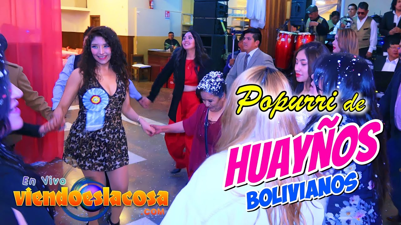 🔥 HUAYÑOS BOLIVIANOS Mix - Orquesta SANTA MARTHA En Vivo | Fiestas en Bolivia  🎶✨