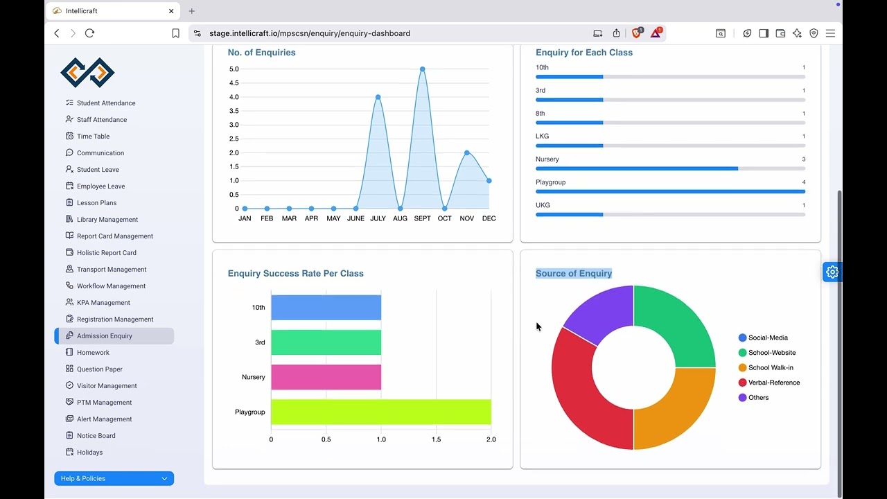 Intellicraft School ERP: Complete Walkthrough & Module Overview (2026)