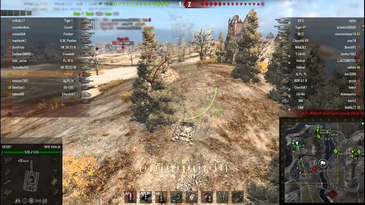 WoT Hellcat -DED87 za kółkiem