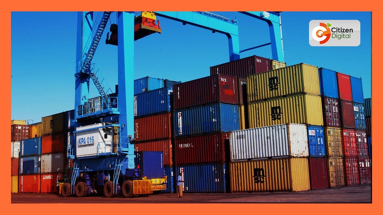 Largest container ship docks at the busy Mombasa port