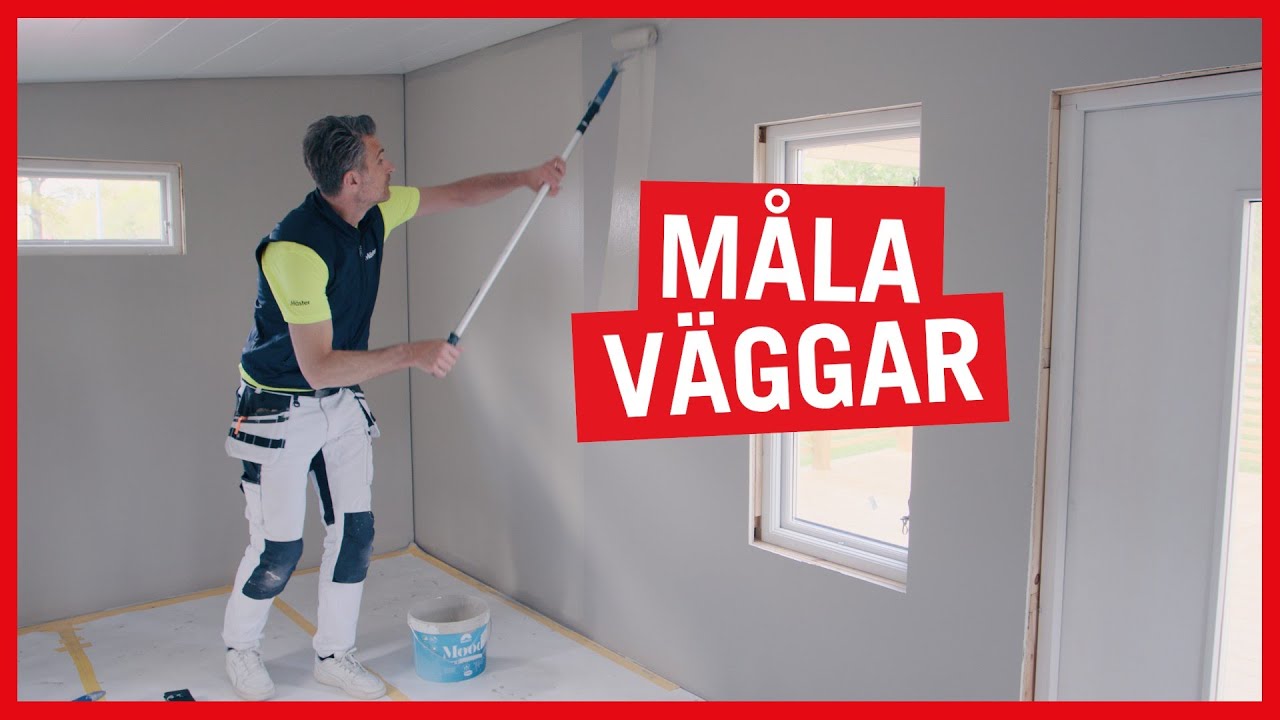 Måla väggar invändigt - BAUHAUS