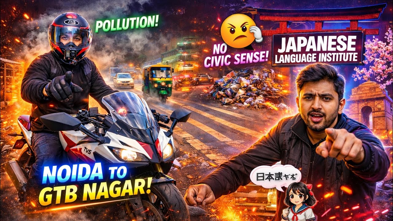 Delhi Shocked Me! 😡 Noida to GTB Nagar Ride | Pollution & Civic Sense Reality | @shriomvlogs 